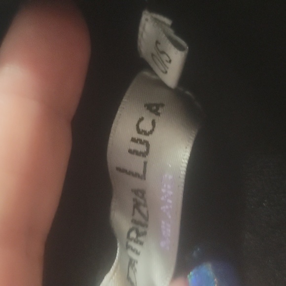 Patrizia Luca black white gold colorblock oversized turtleneck sweater one size - Picture 4 of 4